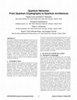 Research paper thumbnail of Quantum networks