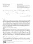 Research paper thumbnail of «La creciente presencia de jóvenes narradoras en el México literario de hoy»