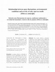 Research paper thumbnail of Relationship between spore fluctuations, environmental conditions and severity of calyx spot on roselle (Hibiscus sabdariffa)