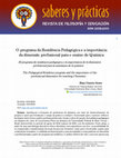 Research paper thumbnail of O programa da Residência Pedagógica e a importância da dimensão profissional para o ensino de Química