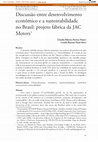 Research paper thumbnail of Discussão entre desenvolvimento econômico e a sustentabilidade no Brasil: projeto fábrica da jAC motors