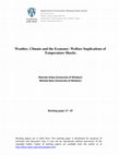 Research paper thumbnail of Weather, Climate and the Economy: Welfare Implications of Temperature Shocks