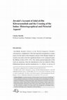 Research paper thumbnail of Juvaini's Account of Jalal al-Din Khwarazmshah and the Crossing of the Indus: Historiographical and Pictorial Aspects