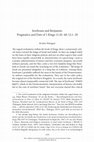 Research paper thumbnail of Jeroboam and Benjamin. Pragmatics and Date of 1Kgs 11:26-40; 12:1-20, in: J.J. Krause, O. Sergi & K. Weingart, Saul, Benjamin and the Emergence of Monarchy in Israel. Biblical and Archaeological Perspectives,  (Ancient Israel and Its Literature), Atlanta, Ga.: SBL (forthcoming).