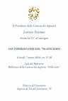 Research paper thumbnail of 750 anniversario della morte di Tommaso d'Aquino_Camera dei Deputati_7 marzo 2024_INVITO