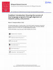 Research paper thumbnail of Coeditors’ introduction: Ensuring the success of dual language programs through alignment of research, policy, and practice