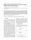 Research paper thumbnail of Influence of some extrinsic factors on the two way shape memory effect of electric actuators