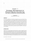 Research paper thumbnail of Strategic Management to Prevent Money Laundering