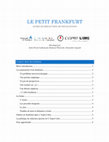 Research paper thumbnail of Le Petit Frankfurt : guide de rédaction de feuilletons