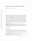 Research paper thumbnail of Fluctuation theory for Markov random walks