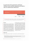 Research paper thumbnail of La pretensión civil de las víctimas en los acuerdos reparatorios con adolescentes infractores