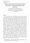 Research paper thumbnail of Systemic Risk and New International Financial Architecture: Reconciling KEYNES and Neo-Liberalism?