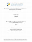 Research paper thumbnail of Financial Oligopolies: Theory and Empirical Evidence in the Credit Default Swap Markets