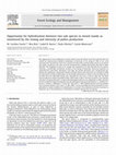 Research paper thumbnail of Opportunity for hybridization between two oak species in mixed stands as monitored by the timing and intensity of pollen production