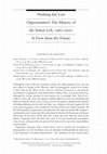 Research paper thumbnail of Nothing but Lost Opportunities? The History of the Italian Left, 1980–2000: A View from the Future