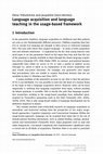 Research paper thumbnail of Usage‐Based Approaches to Language Acquisition and Language TeachingJacquelineEvers‐Vermeul and ElenaTribushinina (Eds.). Berlin, Germany: Mouton de Gruyter, 2017. Pp. x + 307