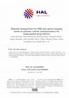 Research paper thumbnail of Bimodal nanoparticles for MRI and optical imaging based on polymer vesicles (polymersomes) for image-guided drug delivery