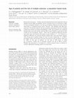 Research paper thumbnail of Age of puberty and the risk of multiple sclerosis: a population based study