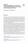 Research paper thumbnail of When the Footprint Is a Carbon One: A Sustainable Paradigm for the Analysis of the Contemporary Society