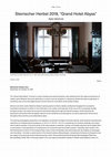 Research paper thumbnail of Review of Steirischer Herbst 2019, 'Grand Hotel Abyss'