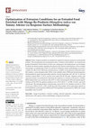 Research paper thumbnail of Optimization of Extrusion Conditions for an Extruded Food Enriched with Mango By-Products (Mangifera indica var. Tommy Atkins) via Response Surface Methodology