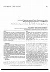 Research paper thumbnail of Familial Mediterranean Fever Associated with Ankylosing Spondylitis: A Case Report