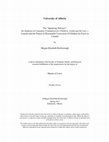 Research paper thumbnail of The "Spanking Defence": An Analysis of Canadian Foundation for Children, Youth and the Law v. Canada (Attorney General) and the Future of Reasonable Correction of Children by Force in Canada