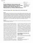 Research paper thumbnail of Positive Behavior Interventions and Supports Implementation in Secure Care Juvenile Justice Schools: Results of a National Survey of School Administrators