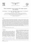 Research paper thumbnail of Plasma endothelin-1 levels in patients with complex regional pain syndrome