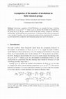 Research paper thumbnail of Asymptotics of the number of involutions in finite classical groups