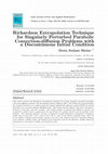 Research paper thumbnail of Richardson Extrapolation Technique for Singularly Perturbed Parabolic Convection-diffusion Problems with a Discontinuous Initial Condition