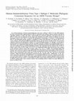 Research paper thumbnail of Human Immunodeficiency Virus Type 1 Subtype C Molecular Phylogeny: Consensus Sequence for an AIDS Vaccine Design?