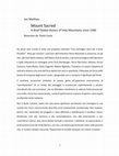 Research paper thumbnail of Recensione di J. Mathieu, Mount Sacred. A Brief Global History of Holy Mountains Since 1500 (2023)