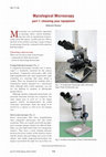 Research paper thumbnail of Mycological Microscopy part 1: choosing your equipment