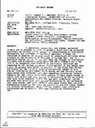 Research paper thumbnail of Interracial Contact, Background and Attitudes: Implications for Campus Programs. Research Report #13-84