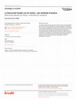 Research paper thumbnail of La hiérarchie fondée sur les tâches : une méthode d’analyse