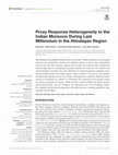 Research paper thumbnail of Proxy Response Heterogeneity to the Indian Monsoon During Last Millennium in the Himalayan Region