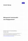 Research paper thumbnail of Bildungsmarkt Interkulturalität -eine Erfolgsgeschichte?