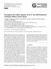 Research paper thumbnail of Searching for the seafloor signature of the 21 May 2003 Boumerdès earthquake offshore central Algeria