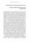 Research paper thumbnail of F. Castelli, M. Piasentier, S. Raimondi, Inclining Politics. Introducing Adriana Cavarero