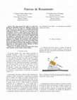 Research paper thumbnail of (Informe de Rozamiento) Fuerzas de Rozamiento