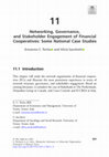 Research paper thumbnail of Networking, Governance, and Stakeholder Engagement of Financial Cooperatives: Some National Case Studies