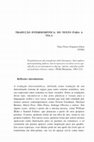 Research paper thumbnail of Tradução Intersemiótica: do texto para a tela