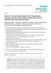 Research paper thumbnail of Article Structure-Activity Relationship Study of Sesquiterpene Lactones and Their Semi-Synthetic Amino Derivatives as Potential Antitrypanosomal Products