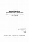 Research paper thumbnail of Party Financing Regimes and Emergence of New Parties in Latvia and Estonia