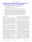 Research paper thumbnail of Nonlinear development of oscillatory instability in a three-layer system under the joint action of buoyancy and thermocapillary effect