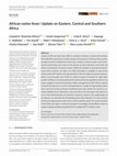 Research paper thumbnail of African swine fever: Update on Eastern, Central and Southern Africa