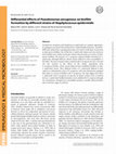 Research paper thumbnail of Differential effects ofPseudomonas aeruginosaon biofilm formation by different strains ofStaphylococcus epidermidis