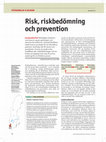 Research paper thumbnail of Risk, riskbedömning och prevention