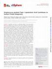 Research paper thumbnail of Streptococcus gordonii Type I Lipoteichoic Acid Contributes to Surface Protein Biogenesis